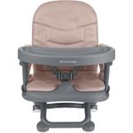 Kikkaboo Kindersitzerhöhung Pappo Booster, Tisch, klappbar, Sicherheitsgurt rosa pink