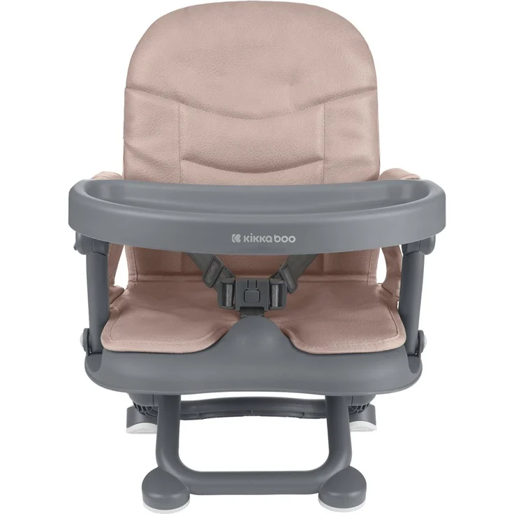 Kikkaboo Kindersitzerhöhung Pappo Booster, Tisch, klappbar, Sicherheitsgurt rosa pink – Bild 1