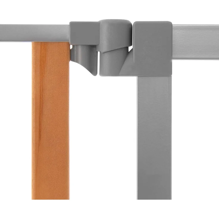 Hauck Türschutzgitter Wood Lock 2 von 75-80 cm + 21cm Verlängerung – Bild 12
