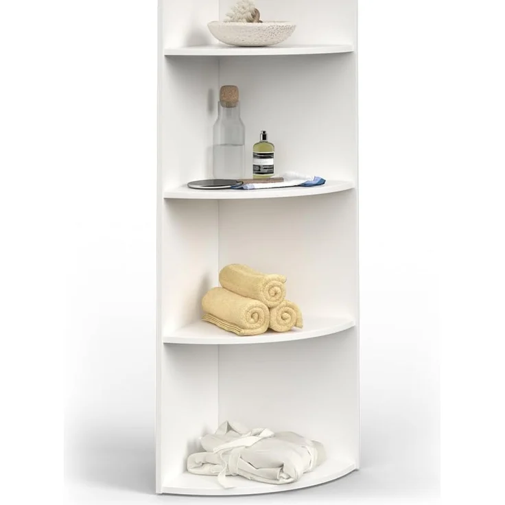 Vicco 'Ecki' Eckregal, Spanplatte weiß, 40 x 40 x 180 cm – Bild 6