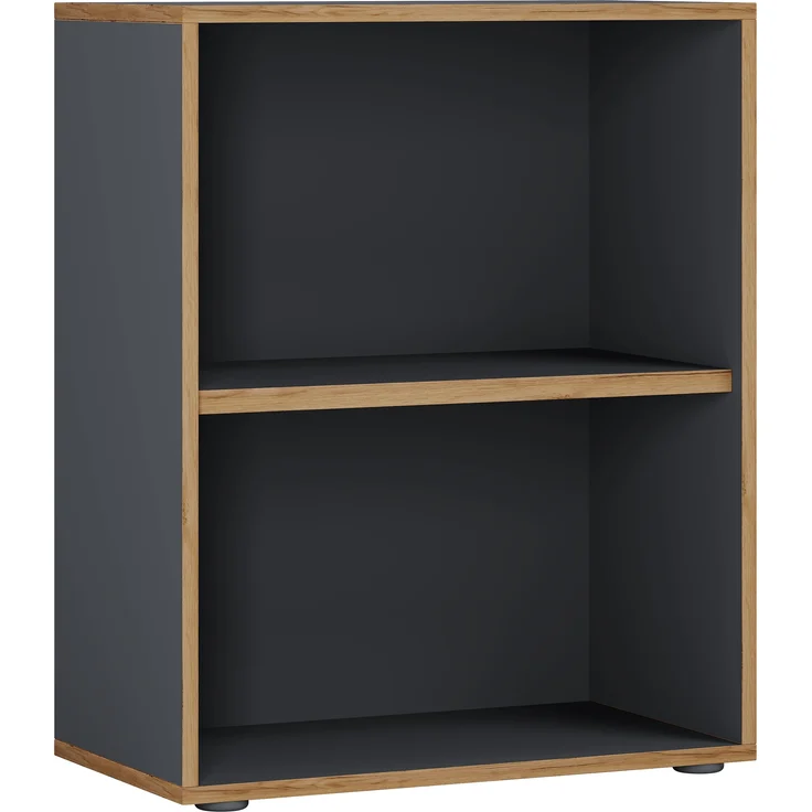 VCM Büroregal & Bücherregal Salia 920709 Anthrazit H. 74 x B. 60 x T. 33 cm – Bild 2