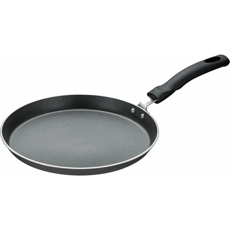 Berndes b. green Alu Recycled Induction Crêpespfanne, Pfannkuchenpfanne, Aluminium, Schwarz, 25 cm, 0005443325