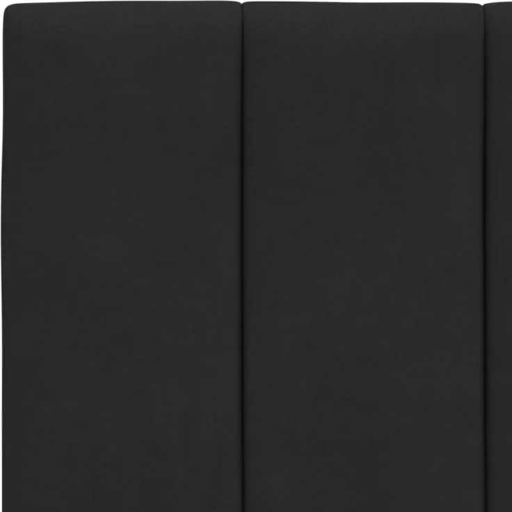 vidaXL Kopfteil-Kissen Schwarz 100 cm Samt 374657 – Bild 3