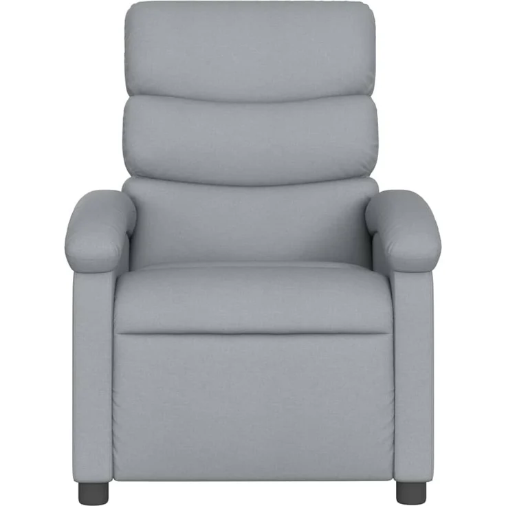 vidaXL Massage-Relaxsessel, hellgrauer Stoff 3205809 – Bild 3