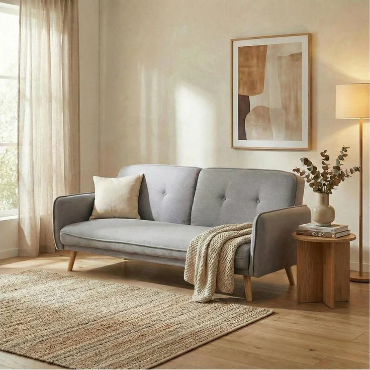 MCW Schlafsofa MCW-J18, Schlaffunktion, Einfach und schnell verstellbare Rückenlehne – Bild 4