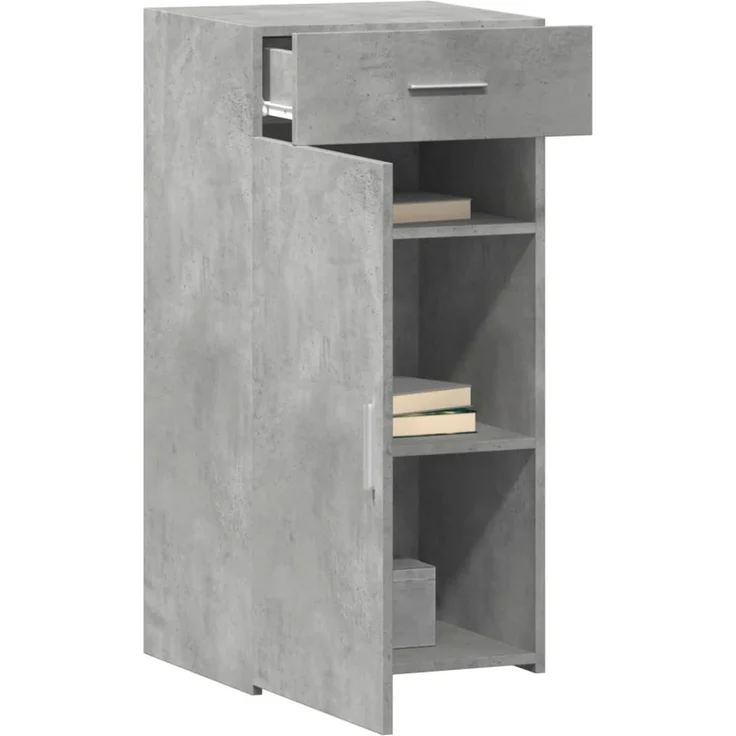 vidaXL Sideboard Betongrau 45x42,5x93 cm Holzwerkstoff 846288 – Bild 3