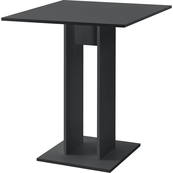 Küchentisch Lindesnes 65x65x78 cm Dunkelgrau, matt [en. casa] – Bild 2