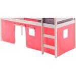 IDIMEX Bettvorhang Classic pink/rosa