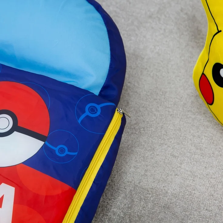 POKEMON ReadyBed Kinder Aufblasbares Luftbett und Schlafsack mit Pumpe | Reisematratze für Übernachtungen und Camping oder Zuhause – Bild 4