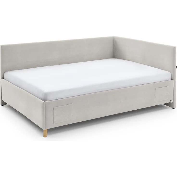 Polsterliege >Cool< Liegefläche 120x200cm, Scala Beige, Stellmaß: 130x90x210cm (BxHxT) – Bild 2