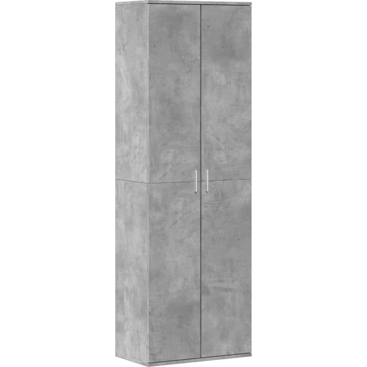 vidaXL Highboard Betongrau 60x35x180 cm Holzwerkstoff 3276668 – Bild 2