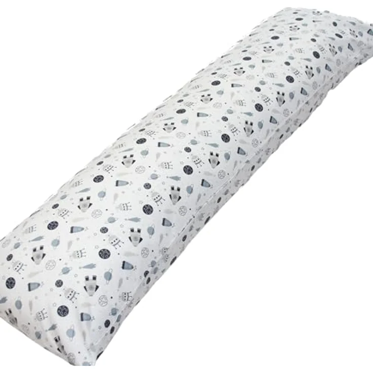 EMI & SAM Stillkissen Seitenschläfer Kissen Nackenkissen 40x145cm Ganzkörperkissen, 18L. Kosmos - Bezug – Bild 2