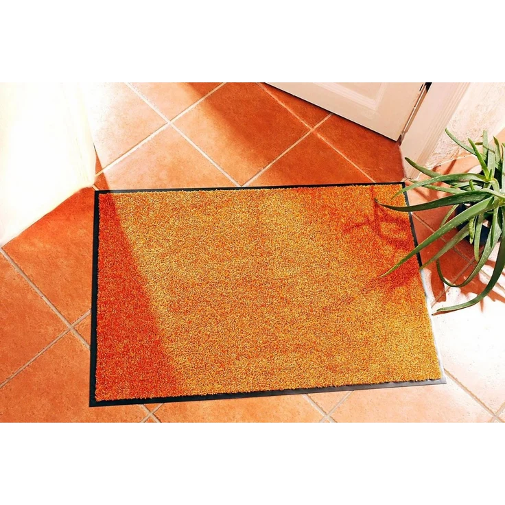 Waschbare Fußmatte Wash & Clean - orange - 40x60x0,7cm – Bild 3