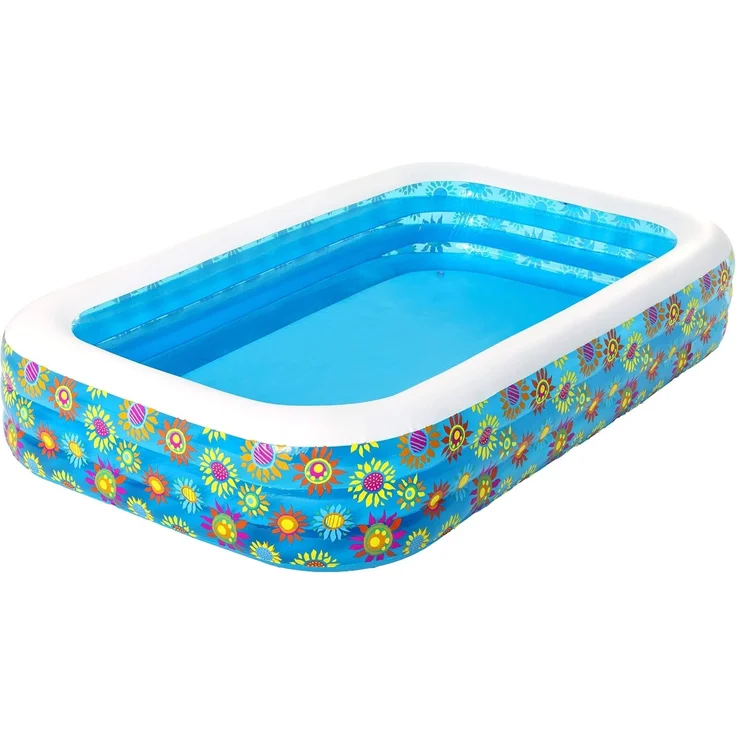 Family Pool Happy Flora 305 x 183 x 56 cm, eckig – Bild 1