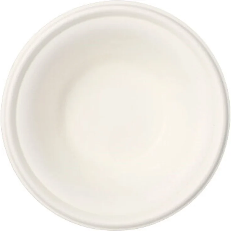 50 Schalen, Zuckerrohr "pure" 380 ml Ø 15,5 cm · 4,6 cm weiss