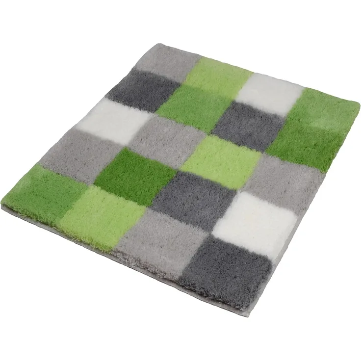 Kleine Wolke Caro Badteppich, 100% Polyacryl, distel, 55x65 cm, 4004478268104