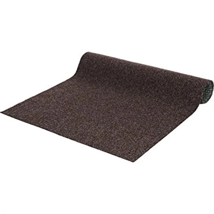 andiamo Kunstrasen Outdoor wasserdurchlässig, Rasenteppich wetterfest, Drainage-Noppen, UV-beständig, für Balkon und Garten, Farbe:Braun, Größe:200x400 cm – Bild 2