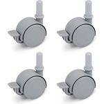 FabiMax Beistellbett Parkettrollensatz mit Bremse