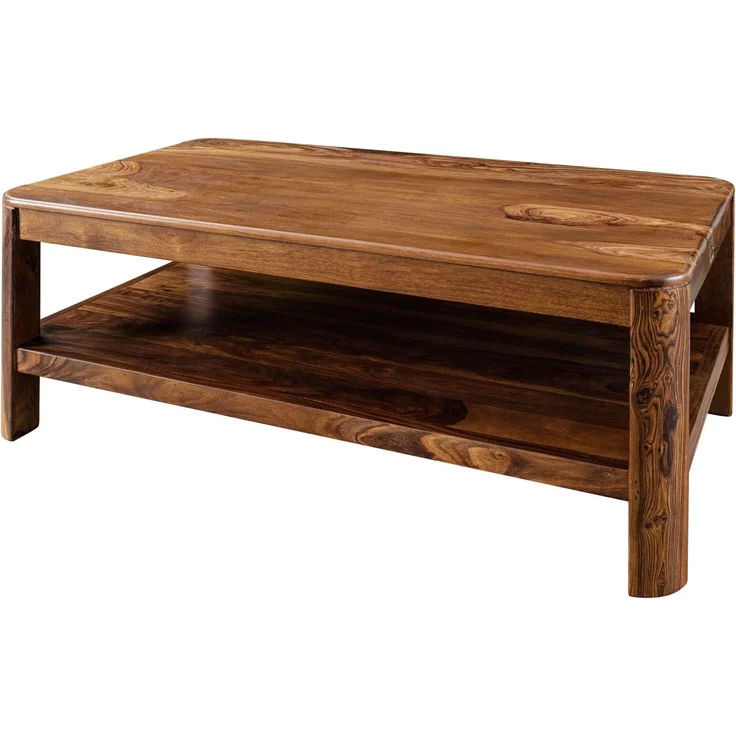 Couchtisch Sheesham 120x70x45 walnuss gewachst TORONTO #205 – Bild 1