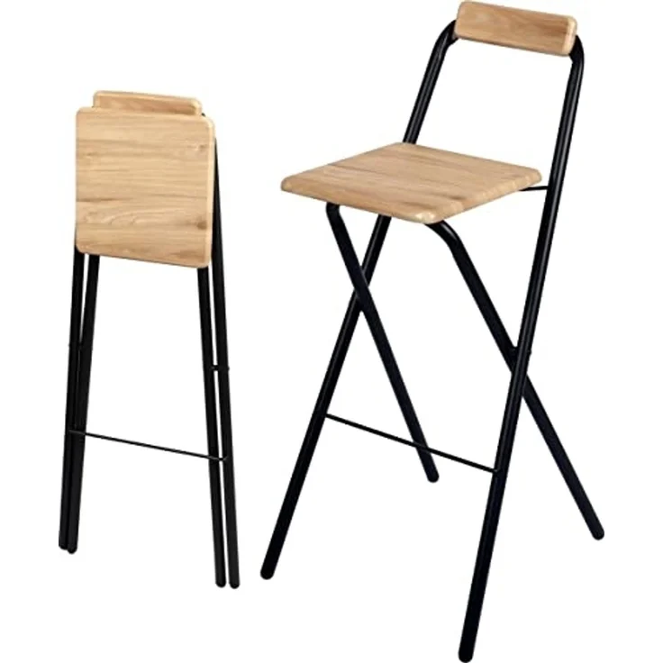 Urban Living Barhocker Bistro Hocker Hochstuhl klappbarer FRIENDS Tresenhocker (Max. Belastbarkeit 120 Kg), Sitzhöhe: 75 cm – Bild 4