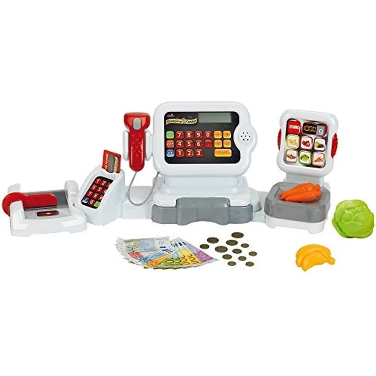 Theo Klein 9347 Electronische Kassen- und Wiegestation mit Folientastatur, Spiel