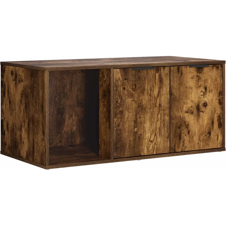 vidaXL Katzenkiste Möbel Räuchereiche 100 x 49 x 45 cm Holzwerkstoff 8014755 – Bild 5
