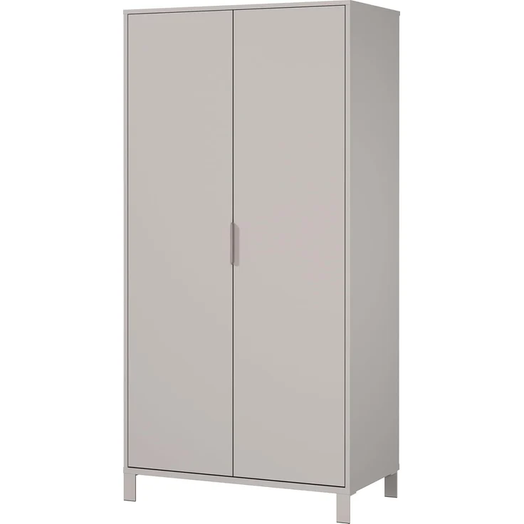 Germania Kleiderschrank 7013-572 GW-Alkmaar, in Kaschmir, gedämpfte Türen mit Soft-Close, 89 x 180 x 54 cm (BxHxT) – Bild 1