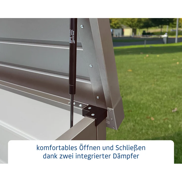 Hörmann Ecostar Gerätebox, Gartenbox, Kissenbox, grau, 830 l – Bild 5