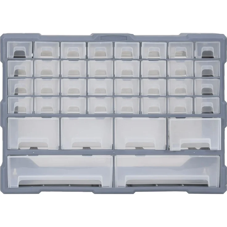 vidaXL Multi-Schubladen-Organizer mit 38 Schubladen 52x16x37,5 cm 147578 – Bild 3