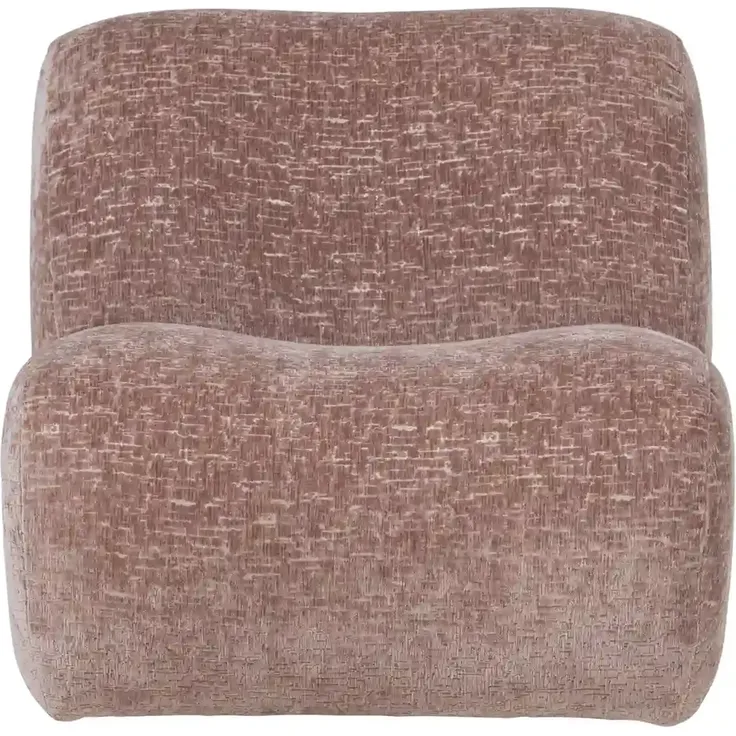 Sessel Nomu - Craquelé Samt Hellrosa – Bild 3