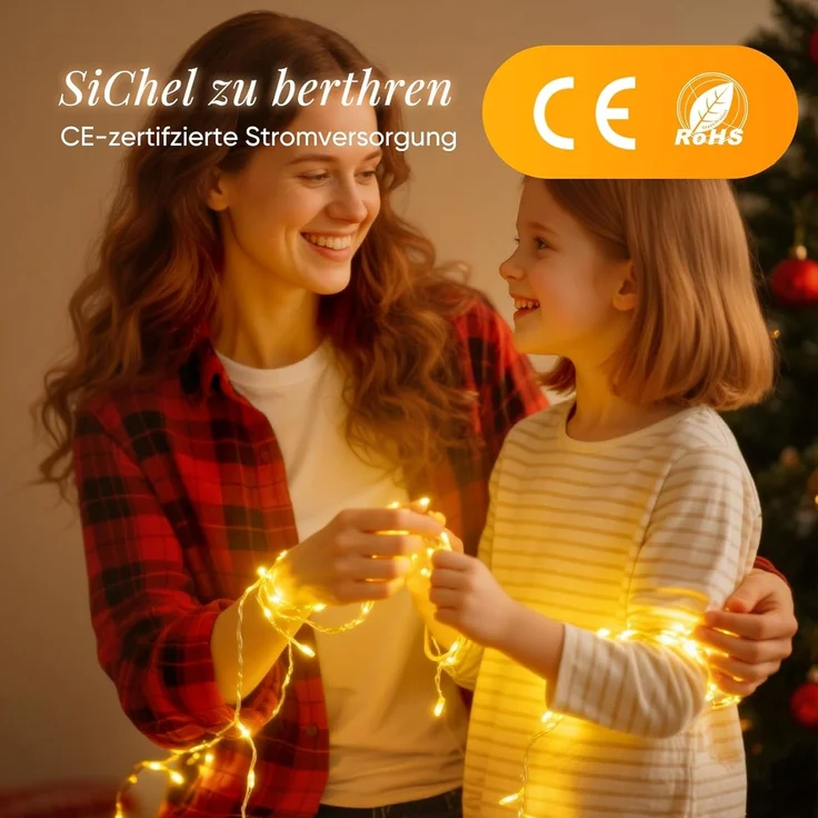 SALCAR 20m 300er LED Lichterkette Weihnachten mit Fernbedienung – Bild 7