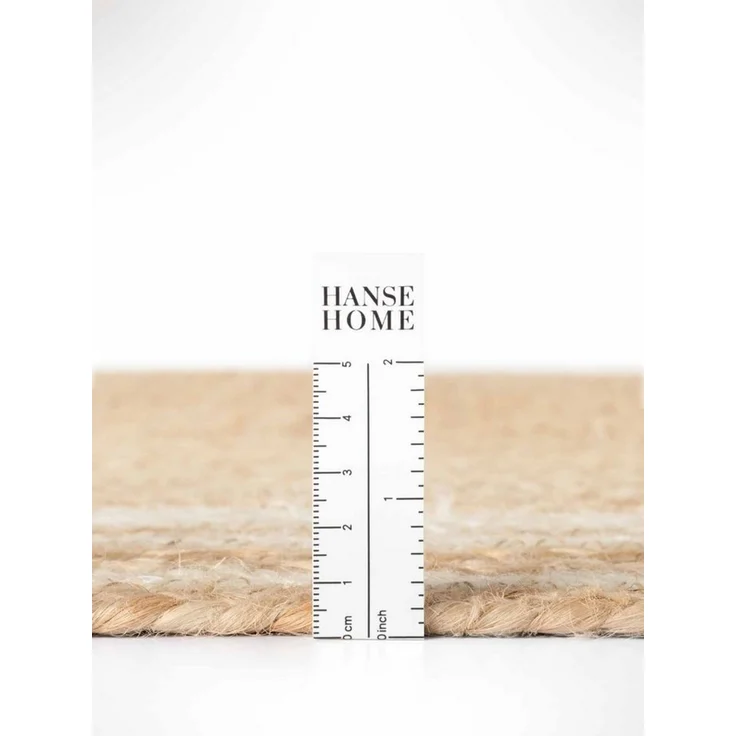 HANSE Home Teppich Looma Juteteppich, rechteckig, Höhe: 7 mm, Handgewebt, Jute Naturteppich, Boho, Wohnzimmer, Schlafzimmer – Bild 4