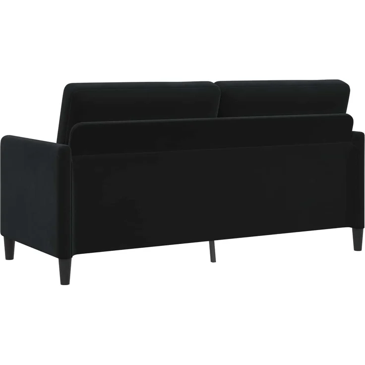 vidaXL Sofa Set mit Stauraum 2 stk. Schwarz Polyester 3429252 – Bild 4