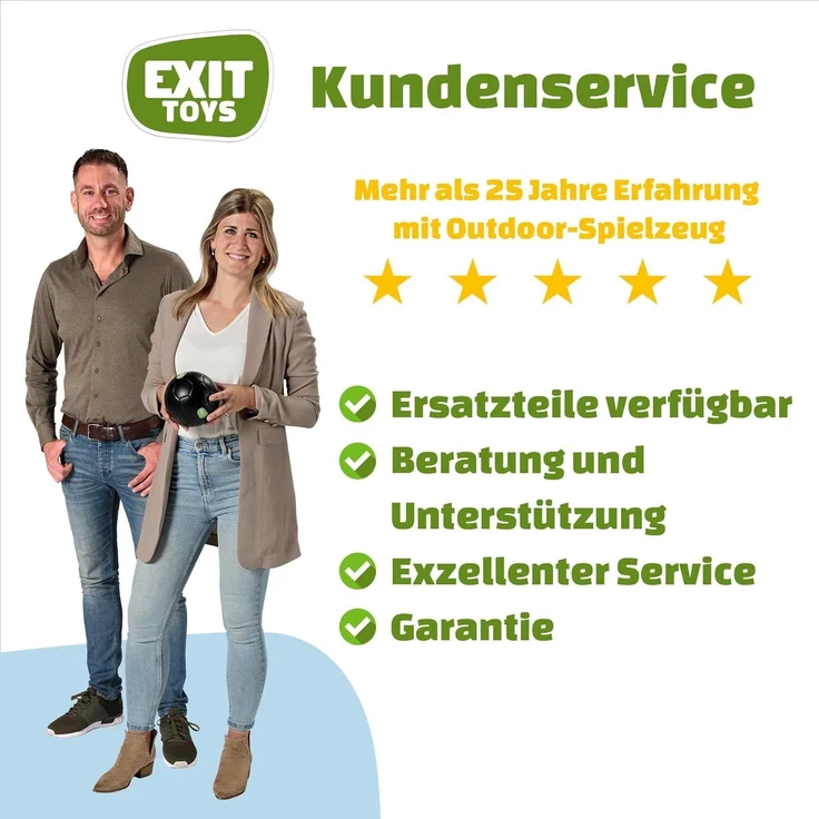 EXIT Silhouette Trampolin 214x305 cm - schwarz – Bild 7