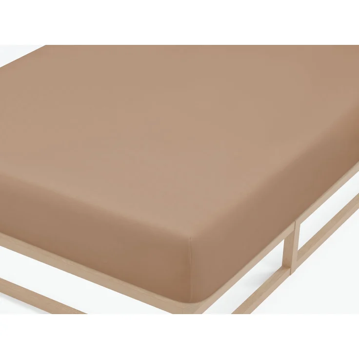 biberna Feinjersey-Spannbetttuch 0077144, macchiato, 1x 180x200 cm - 200x200 cm – Bild 1