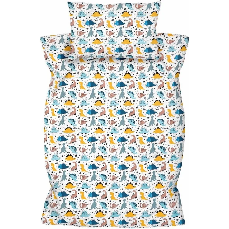 Amilian Kinderbettwäsche 100x135 - Bettwäsche Kinder - Kopfkissenbezug 40x60 cm Babybettwäsche, 2 teilig, 100% Baumwolle, für Mädchen und Jungen – Bild 1