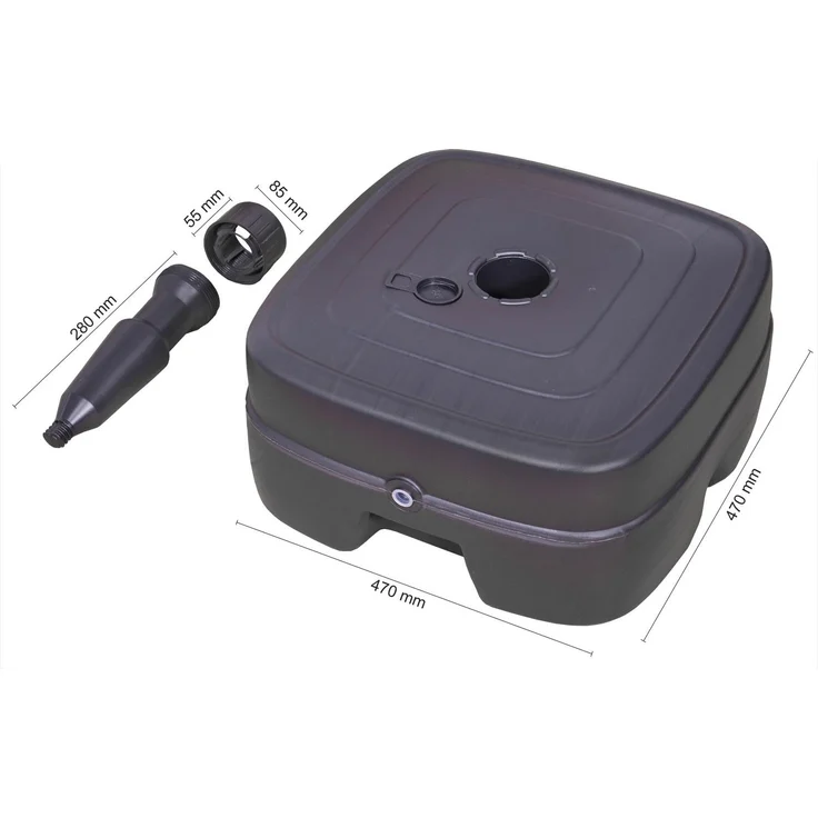 PE-Ständer ca. 45 ltr. anthrazit – Bild 6