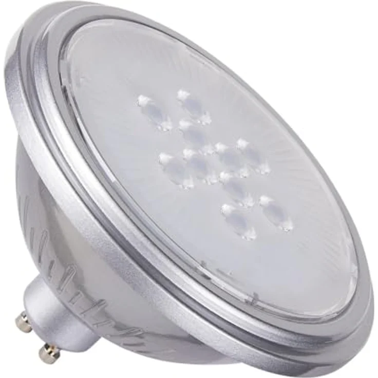 SLV QPAR111 GU10, LED Leuchtmittel silber 7W 4000K CRI90 40° - LED Lampen Sockel GU10 – Bild 2
