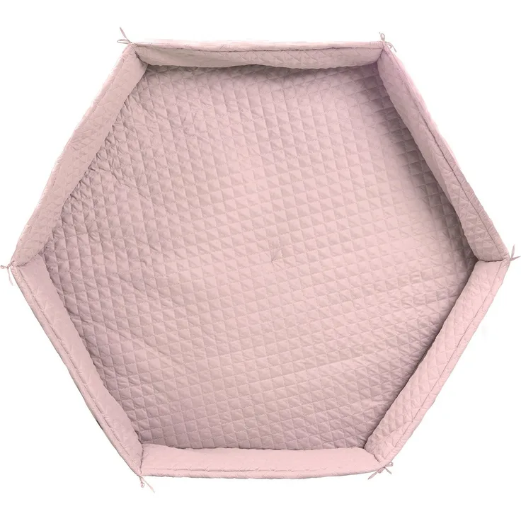 roba Laufgittereinlage 'roba Style' - für 6-eckige Laufgitter - Seitenpolsterung - Rosa / Mauve