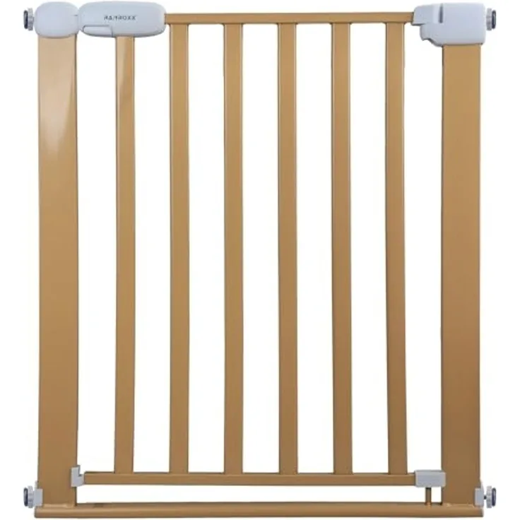 Absperrgitter Treppenschutzgitter beige für 75-85cm Durchgang 77cm Hoch