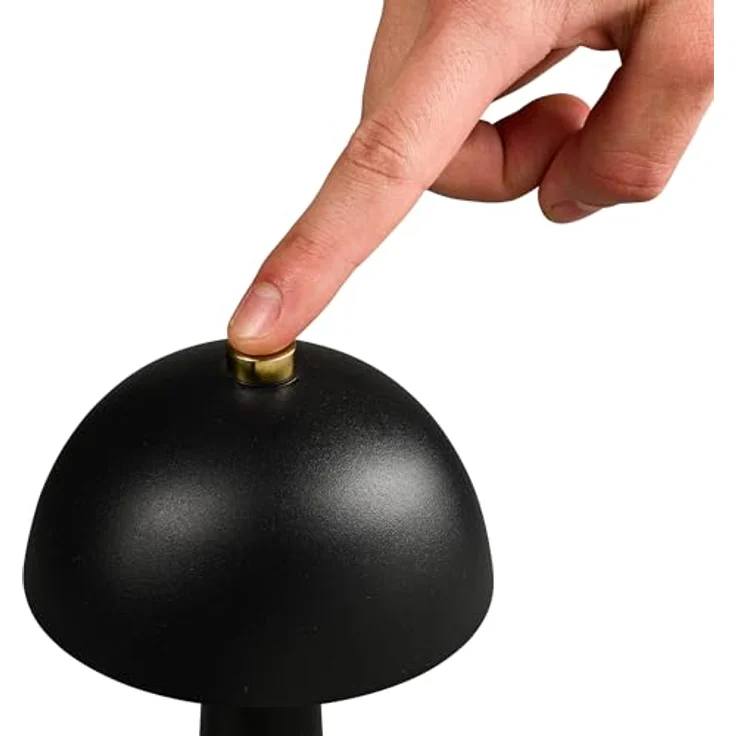 Idena Fado Touch, LED Tischlampe schwarz, dimmbar mit individuellen Lichtfarben – Bild 4