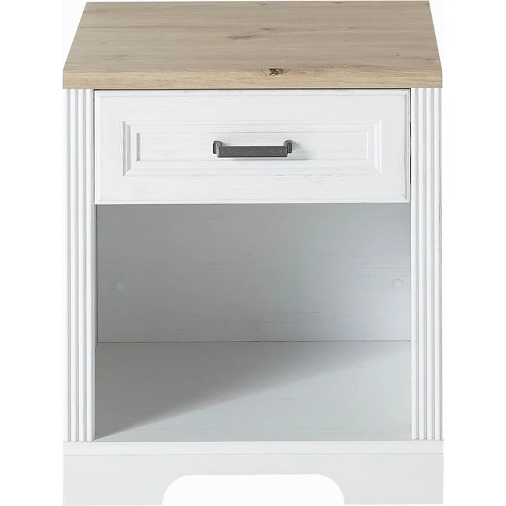InnoStyle Rollcontainer JASMIN mit 1 Schubkasten Pinie weiß Nachbildung 54x39x62 cm – Bild 1
