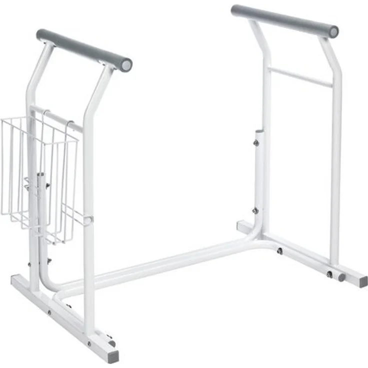 Ridder Badaccessoire-Set Mobile WC-Aufstehhilfe Sam, inkl. Ablagekorb weiß – Bild 4