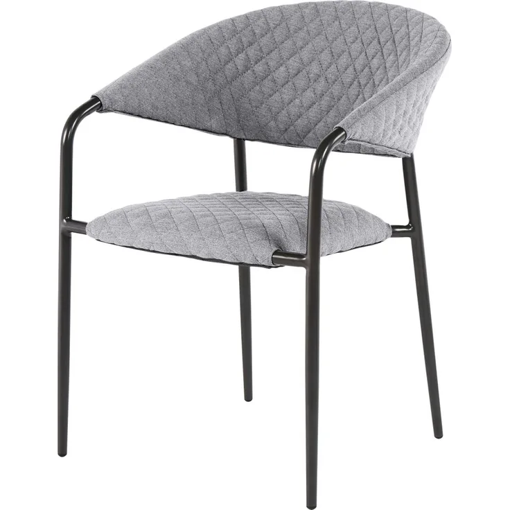 Primaster Stapelsessel Calvo mit wetterfestem Bezug grau