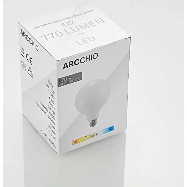 Arcchio LED-Leuchtmittel E27 6W LED, E27, warmweiß – Bild 7
