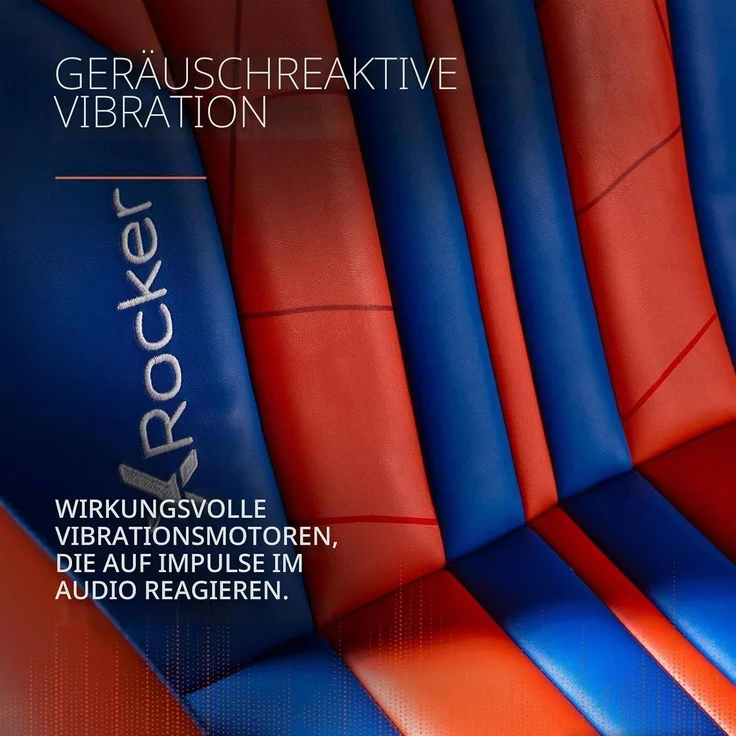 X Rocker Marvel™ Elite 2.1 Gaming-Sessel im Spider-Man Design - blau/rot für Jugendliche mit – Bild 5
