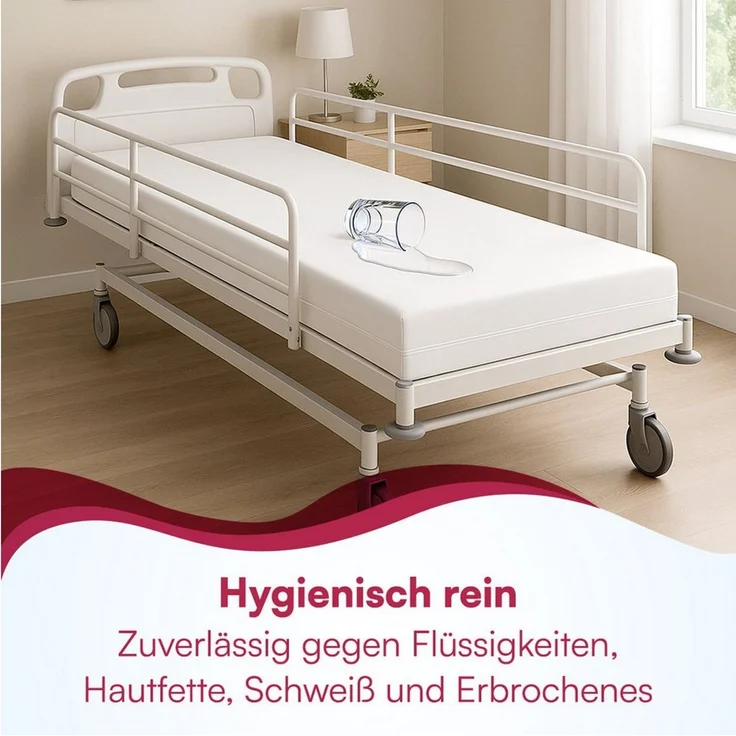 Matratzenschutzbezug Wasser- und Milbendicht Clinotest, allergikerfreundlicher Matratzenbezug mit 2-seitigem Reißverschluss – Bild 4