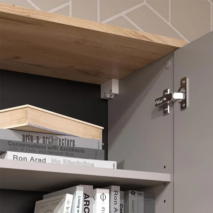 Hängeschrank Wido Greige 60 x 100 cm mit Tür Vicco – Bild 4