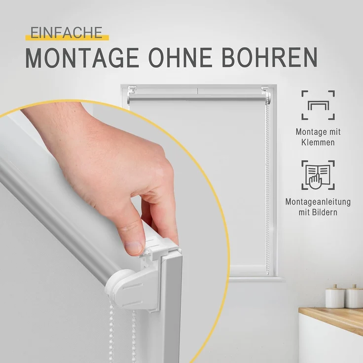 Sol Royal Thermorollo SolReflect T42 für Fenster & Türen Weiß, 160 x 40 x 3.1 cm – Bild 7