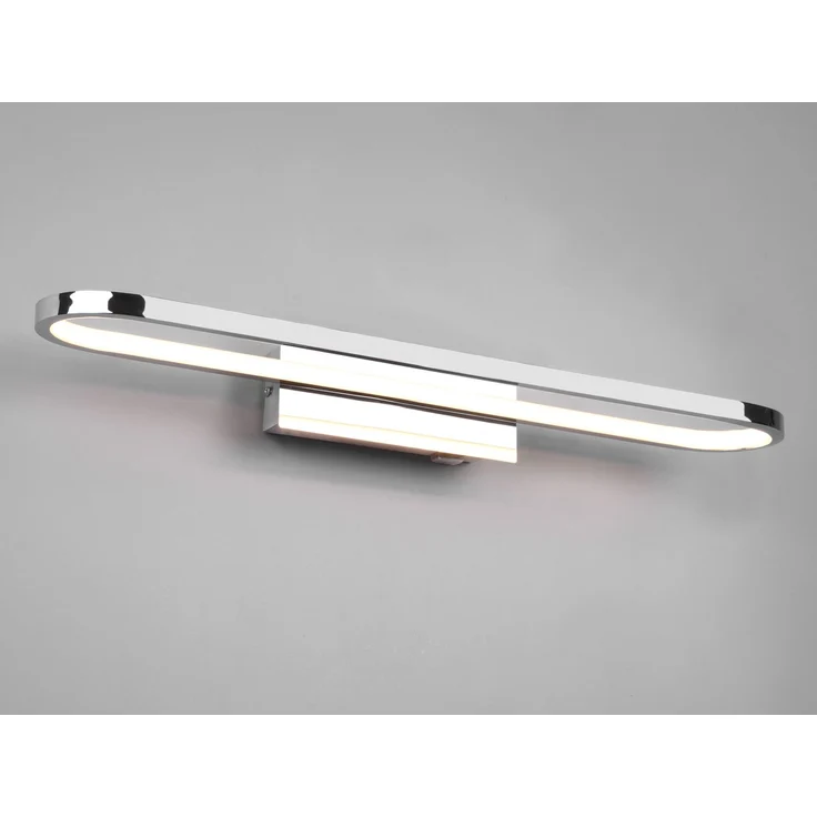 LED Badezimmer Wandleuchte GIANNI in Chrom - Spiegelleuchte, Breite 60cm – Bild 3